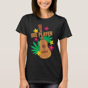 Camiseta Jugador de Uke Música de Ukelele Músico Gráfico