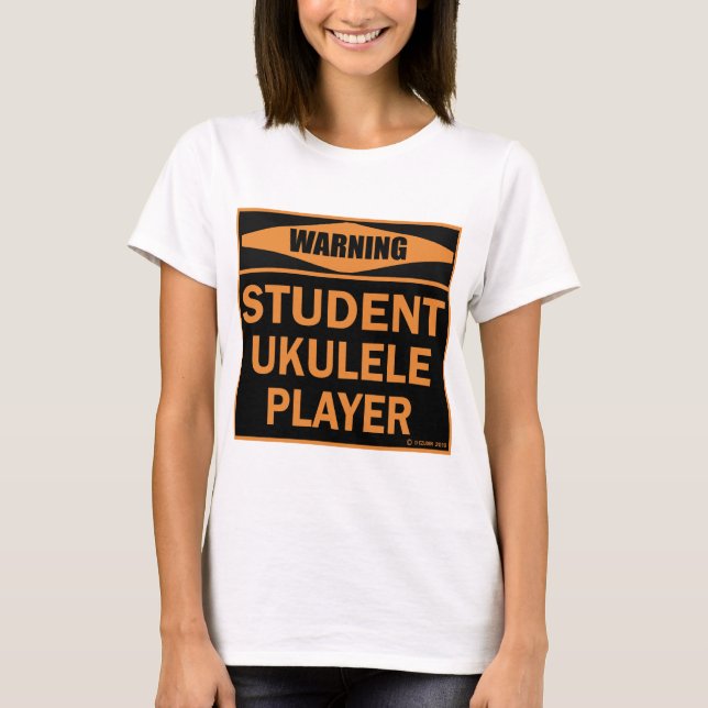 Camiseta Jugador de Ukulele Estudiantil (Anverso)