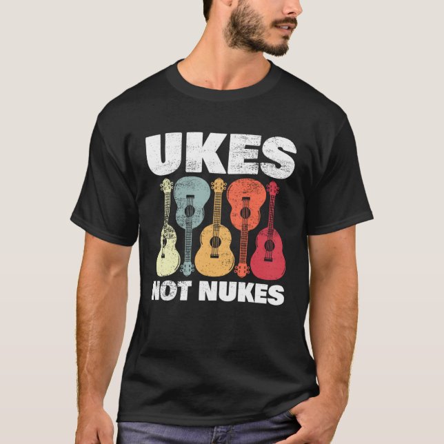 Camiseta Jugador De Ukulele Yo Me Gusta Decir Que Yo Estoy  (Anverso)