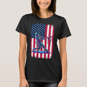 Camiseta Jugador De Venta De Bandera Americana T Patriotic 