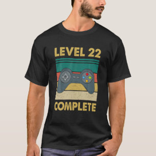 Camiseta Jugador De Vídeo Completo De Nivel 22 - 22ª Anive 