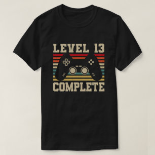 Camiseta Jugador de video de 13 años completo de nivel 13
