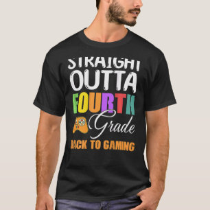 Camiseta Jugador de video de 4º Grado de Salida directa el