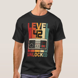 Camiseta Jugador de video de camisas desbloqueadas de nivel
