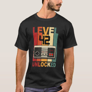 Camiseta Jugador de video de camisas desbloqueadas de nivel