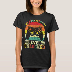 Camiseta Jugador de video de nivel elemental desbloqueado d