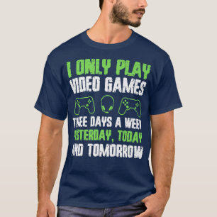 Camiseta Jugador de video divertido de juegos adolescente d