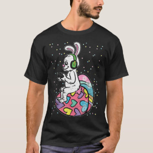 Camiseta Jugador De Videojuego De Conejo De Semana Santa Co