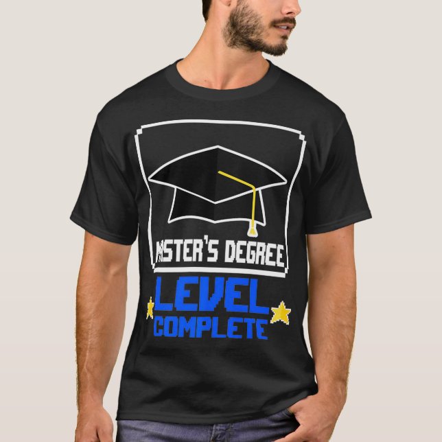 Camiseta Jugador de videojuego de grado de licenciatura Mas (Anverso)