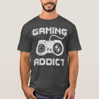 Camiseta Jugador de videojuegos adicto a los juegos diverti
