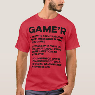 Camiseta Jugador de videojuegos de definición nativa Gamer