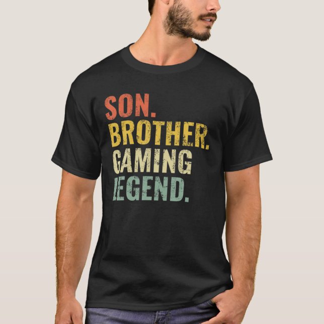 Camiseta Jugador de videojuegos de la leyenda del juego de  (Anverso)