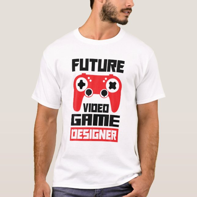 Camiseta Jugador de videojuegos del diseñador de videojuego (Anverso)
