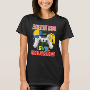 Camiseta Jugador de videojuegos desbloqueado de nivel básic