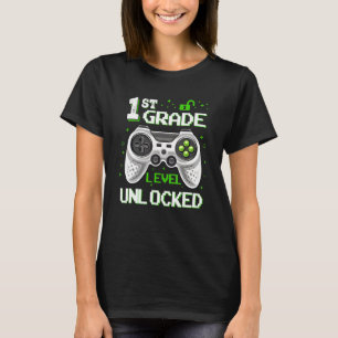 Camiseta Jugador de videojuegos desbloqueado de primer grad