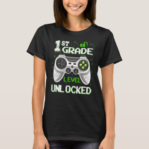 Camiseta Jugador de videojuegos desbloqueado de primer grad