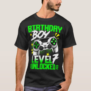 Camiseta Jugador de videojuegos divertidos de nivel 7 desbl