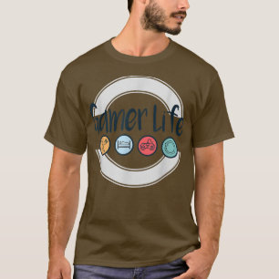 Camiseta Jugador de videojuegos Gamer Life Gaming Geek Game