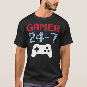Camiseta Jugador de videojuegos Gift GAMER 247 Love Gaming 