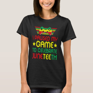 Camiseta Jugador De Videojuegos Puse En Pausa Mi Juego Para