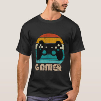 Camiseta Jugador de videojuegos Retro Gamer Jugador de jueg