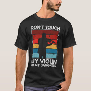 Camiseta Jugador de violín: Padre de papá de música clásica