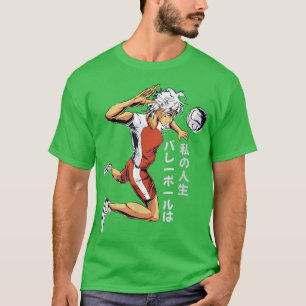 Camiseta Jugador de voleibol anime escritor japonés SandVol