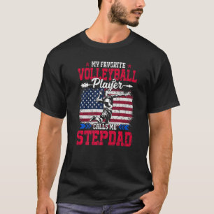 Camiseta Jugador de voleibol con bandera retro de EE. UU. m