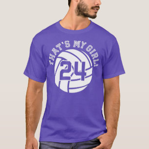 Camiseta Jugador De Voleibol De 24 Thats My Chica Cheer Mom