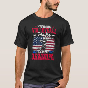Camiseta Jugador De Voleibol De Bandera De Estados Unidos R