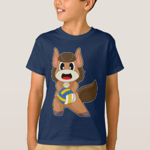 Camiseta Jugador de voleibol de caballos