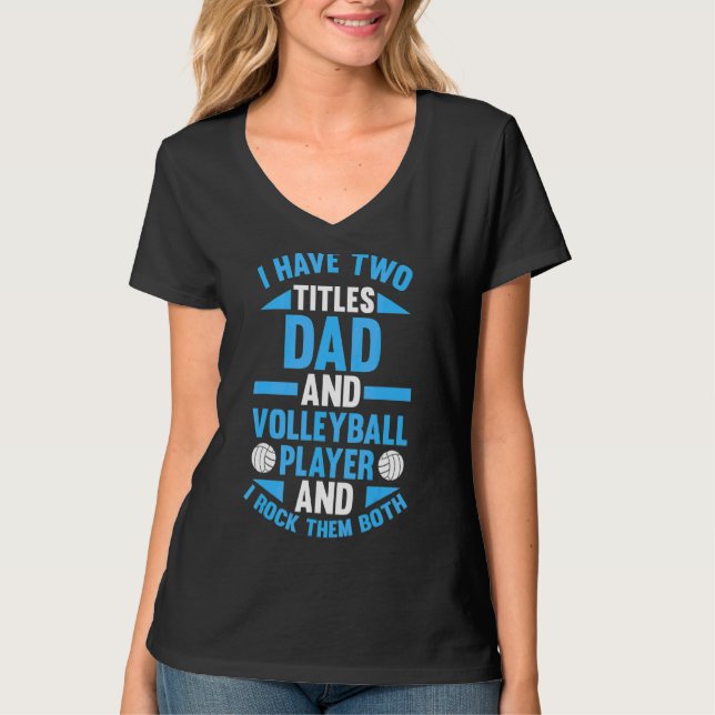 Camiseta Jugador de voleibol de papá (Anverso)