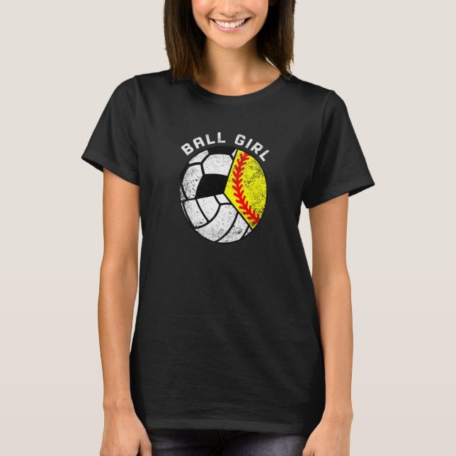 Camiseta Jugador de voleibol de voleibol Chica Ball (Anverso)