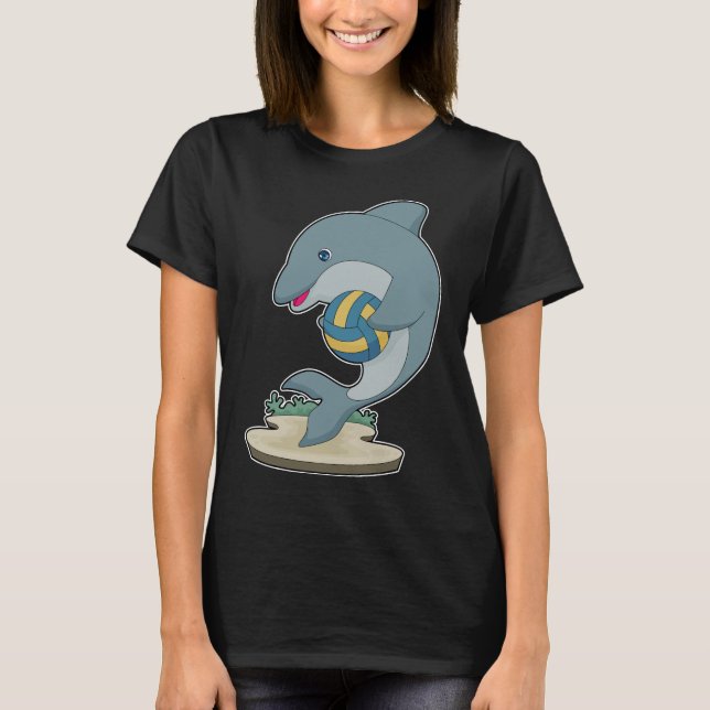 Camiseta Jugador de voleibol delfín (Anverso)