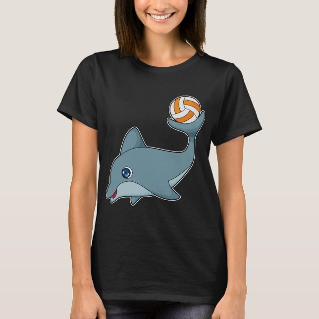 Camiseta Jugador de voleibol delfín (Anverso)