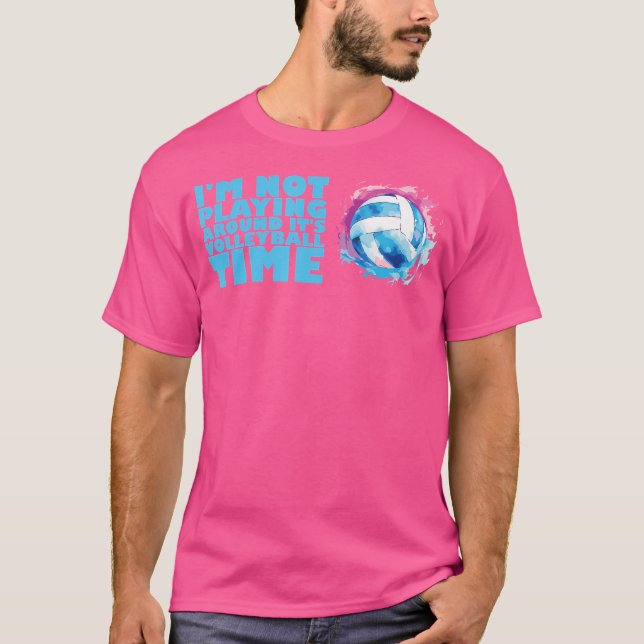 Camiseta Jugador de voleibol entrenador Juego de entrenamie (Anverso)