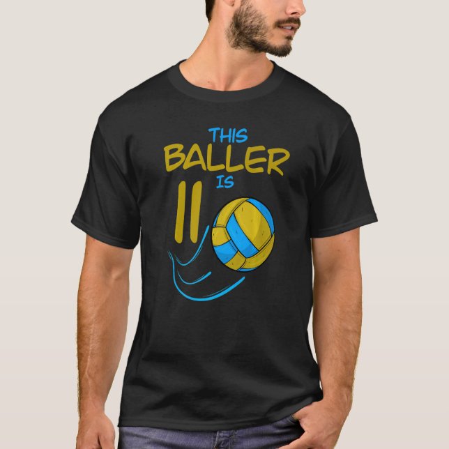 Camiseta Jugador De Voleibol Este Baller Es 11 Bir De Volei (Anverso)