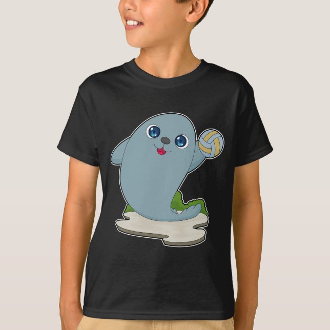Camiseta Jugador de voleibol foca Voleibol (Anverso)