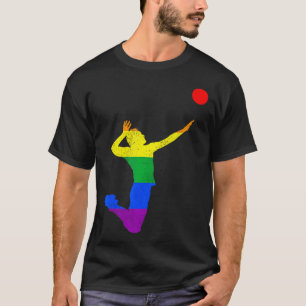 Camiseta Jugador de voleibol gay Primo gay LGBTQ