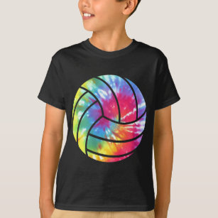 Camiseta Jugador de voleibol hippie colorido