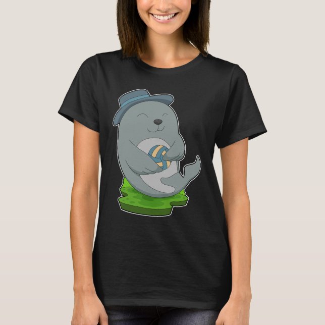 Camiseta Jugador de voleibol marino (Anverso)