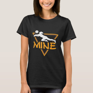 Camiseta Jugador de voleibol minero atleta deportivo