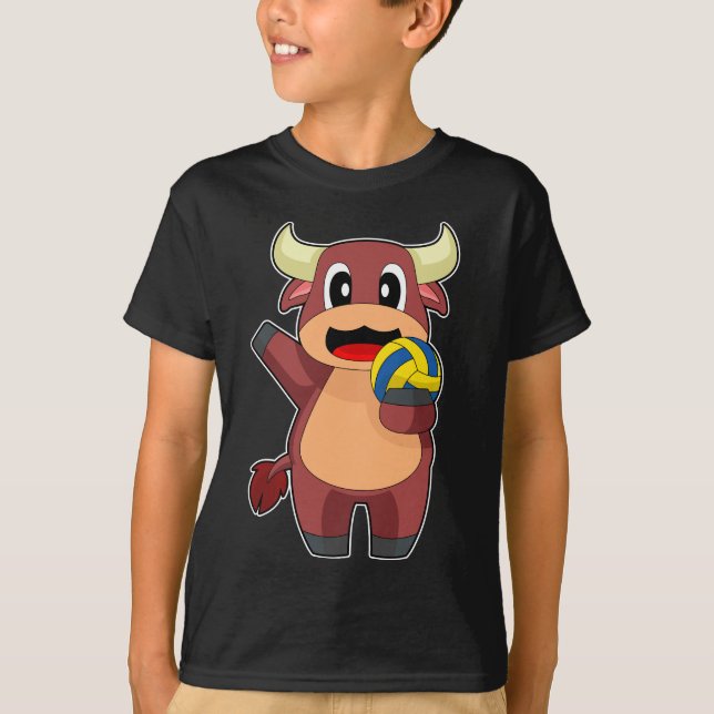 Camiseta Jugador de voleibol Toro Voleibol (Anverso)