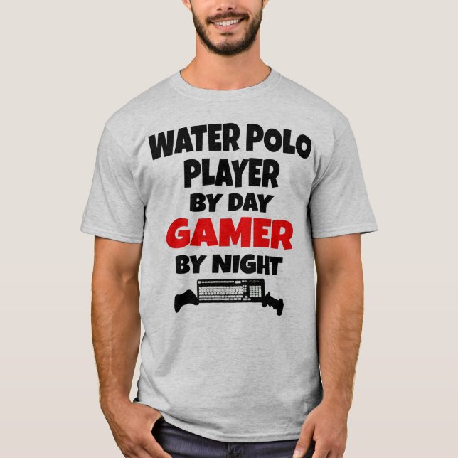 Camiseta Jugador de waterpolo de gamer (Anverso)