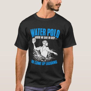 Camiseta Jugador de Waterpolo en Aguas Profundas Deporte de