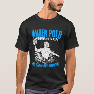 Camiseta Jugador de Waterpolo en Aguas Profundas Deporte de