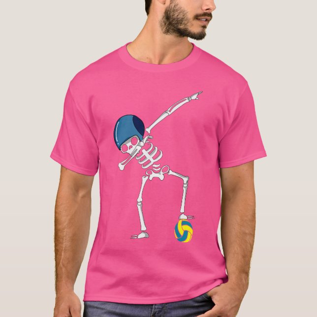 Camiseta Jugador de waterpolo infantil Dabbing Skeleton (Anverso)