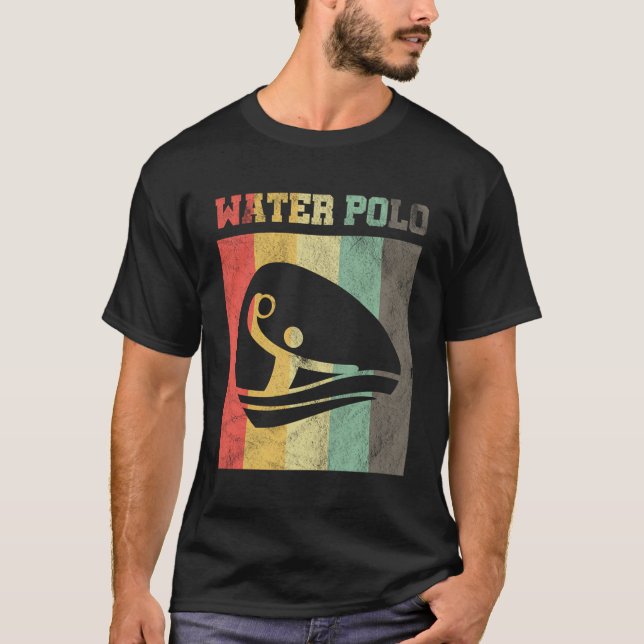 Camiseta Jugador de waterpolo retro Hoodie Sports Team Coac (Anverso)