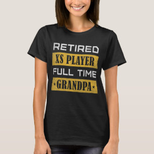 Camiseta Jugador De Xs Retirado A Tiempo Completo Abuelo Re