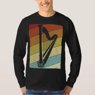 Camiseta Jugador del Arpa de Pedal Retro